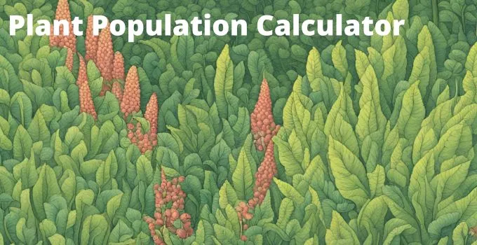Plant Population Calculator