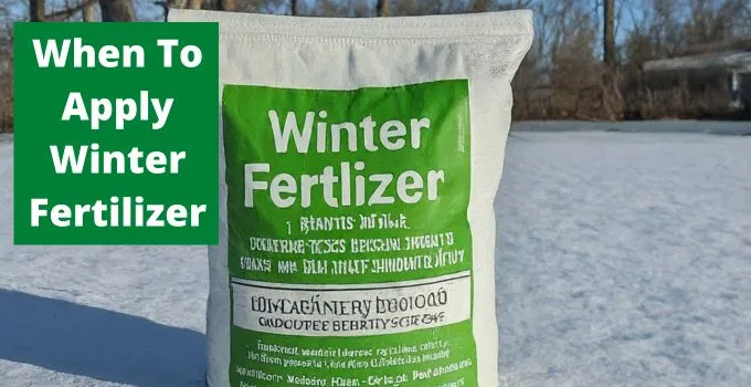 When To Apply Winter Fertilizer